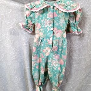 Vintage home sewn Romper